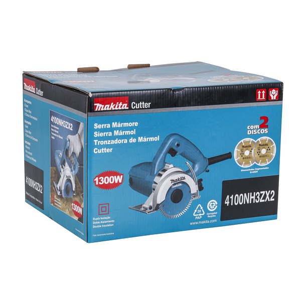 Serra Mármore Makita 4100 NH3ZX2 110mm 1300W 220V